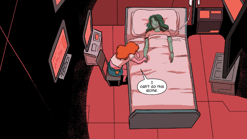 Seriously, go read Patsy Walker, AKA Hellcat #8, and try not to cry.